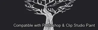 Countryside Kit brush 39 of 56 — Photoshop & Clip Studio Paint .abr preview