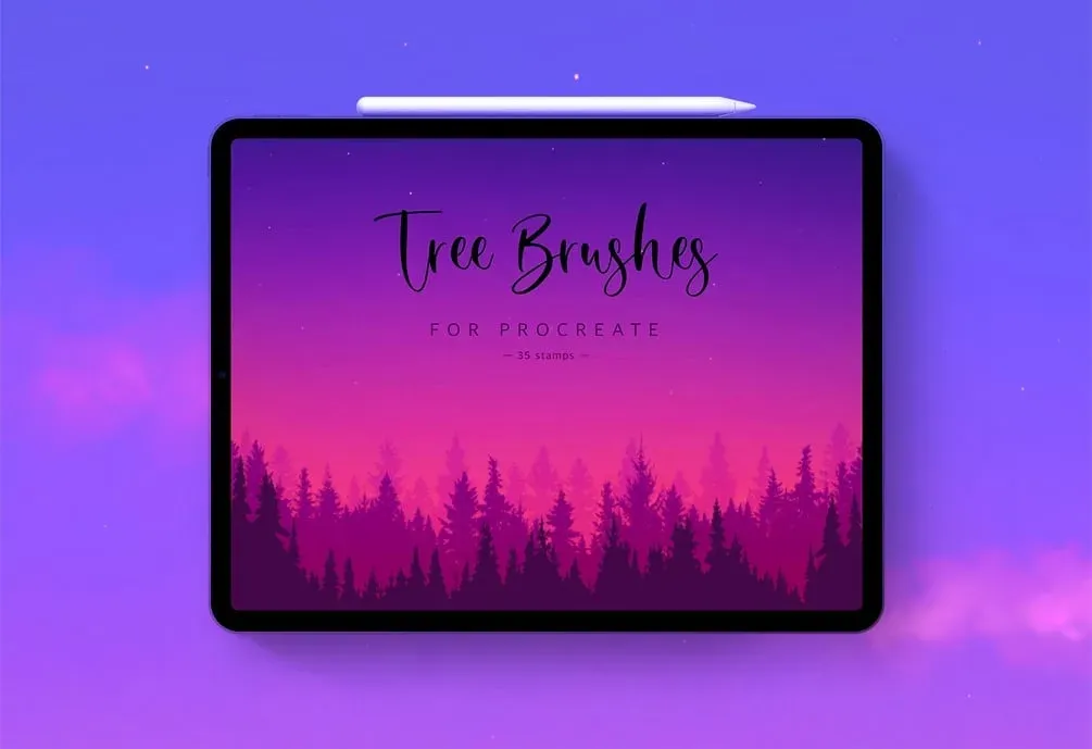 35 Tree Stamps — cover by Zarlina