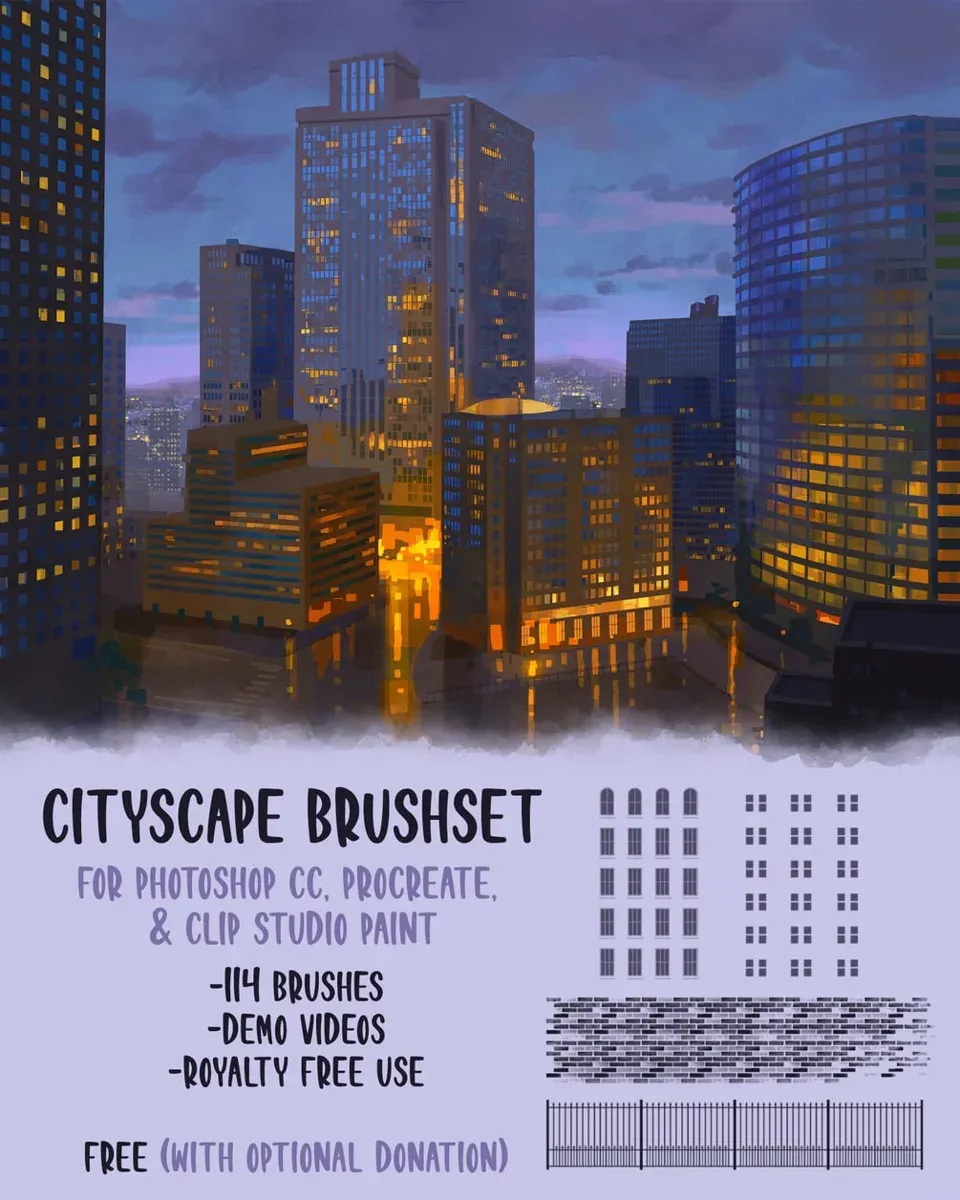 City Brushset — cover by Devin Elle Kurtz