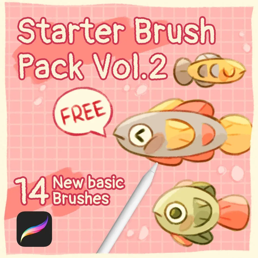 Starter Brush Pack Vol.2 — cover by Olguioo