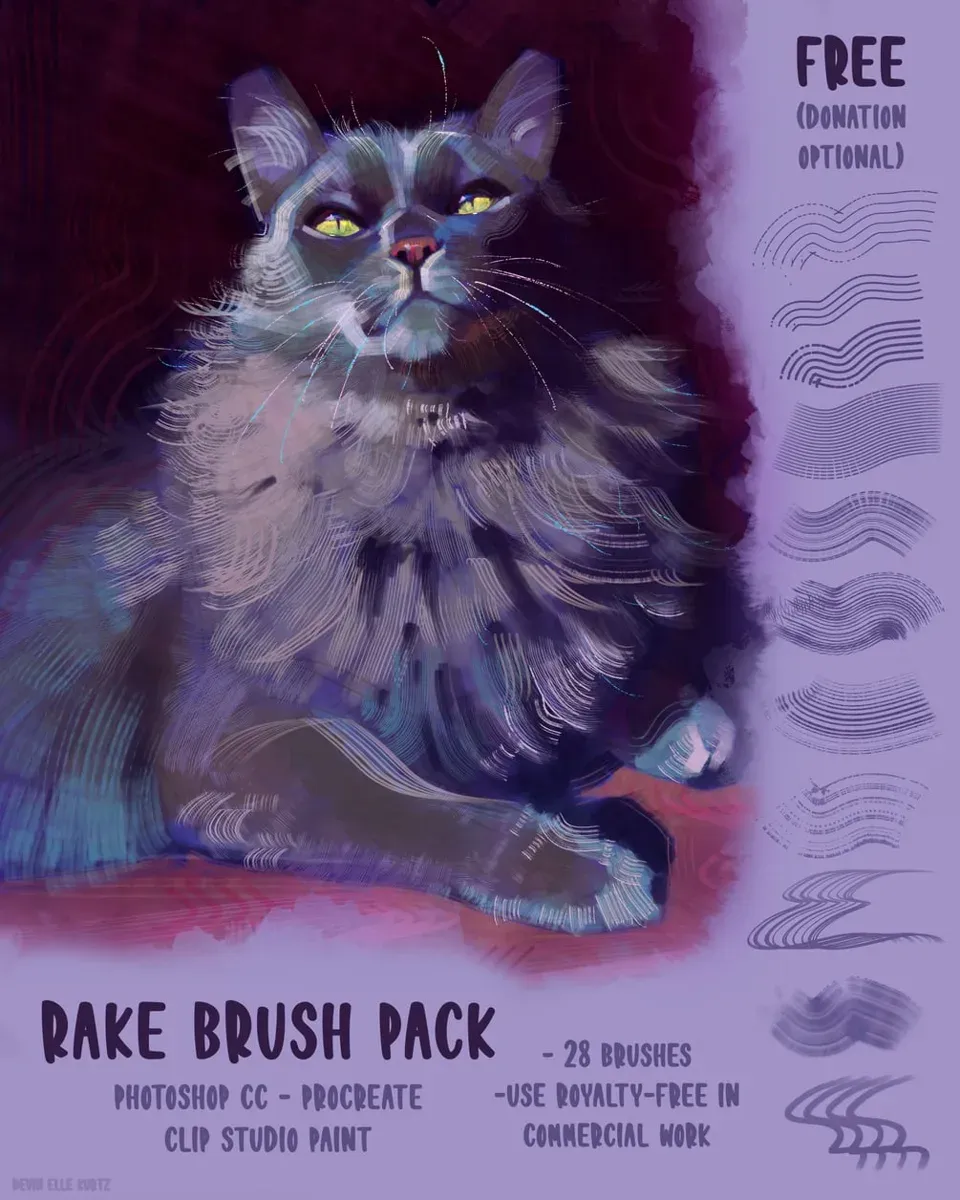 Rake Brush Pack — cover by Devin Elle Kurtz
