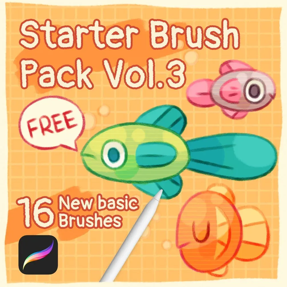 Starter Brush Pack Vol.3 — cover by Olguioo