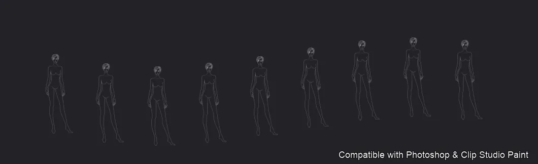 Croquis Lab brush 2 of 31 — Photoshop & Clip Studio Paint .abr preview