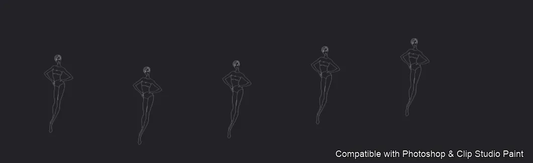 Croquis Lab brush 7 of 31 — Photoshop & Clip Studio Paint .abr preview