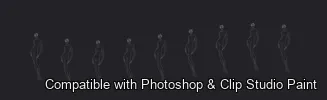 Croquis Lab brush 13 of 31 — Photoshop & Clip Studio Paint .abr preview