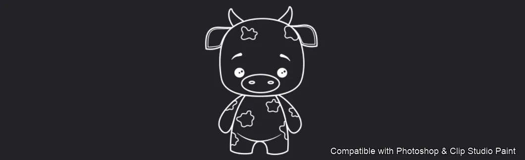 Cuddly Critters brush 4 of 15 — Photoshop & Clip Studio Paint .abr preview