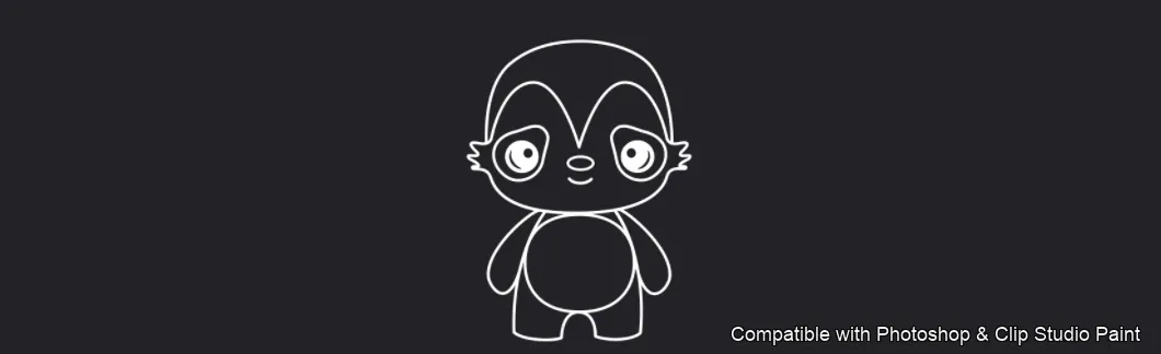 Cuddly Critters brush 5 of 15 — Photoshop & Clip Studio Paint .abr preview