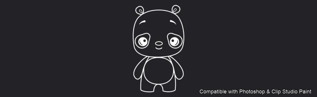 Cuddly Critters brush 7 of 15 — Photoshop & Clip Studio Paint .abr preview
