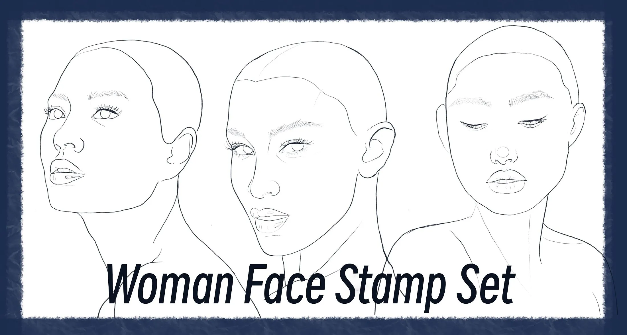 Face Procreate brush set cover
