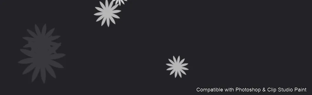 Festive Sparks brush 13 of 17 — Photoshop & Clip Studio Paint .abr preview