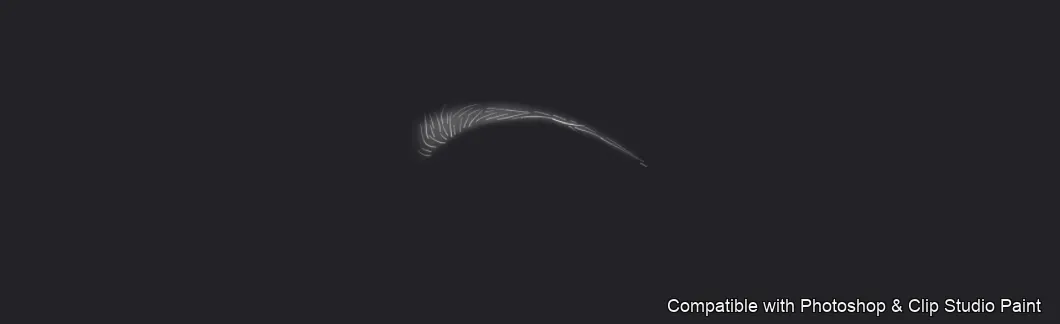 Flawless Brows brush 2 of 40 — Photoshop & Clip Studio Paint .abr preview