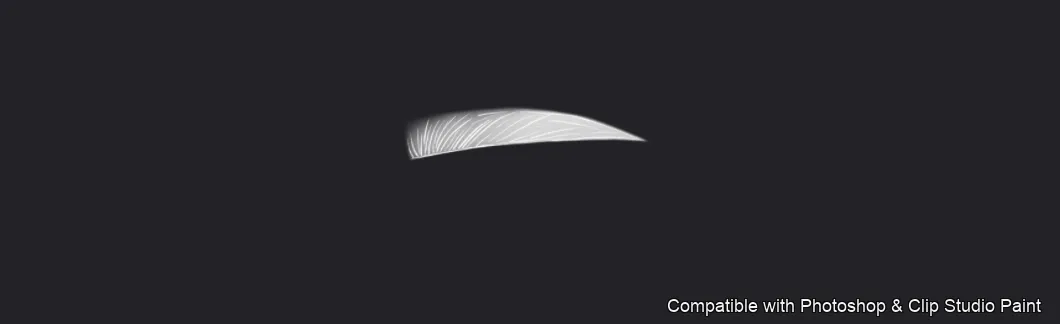 Flawless Brows brush 26 of 40 — Photoshop & Clip Studio Paint .abr preview