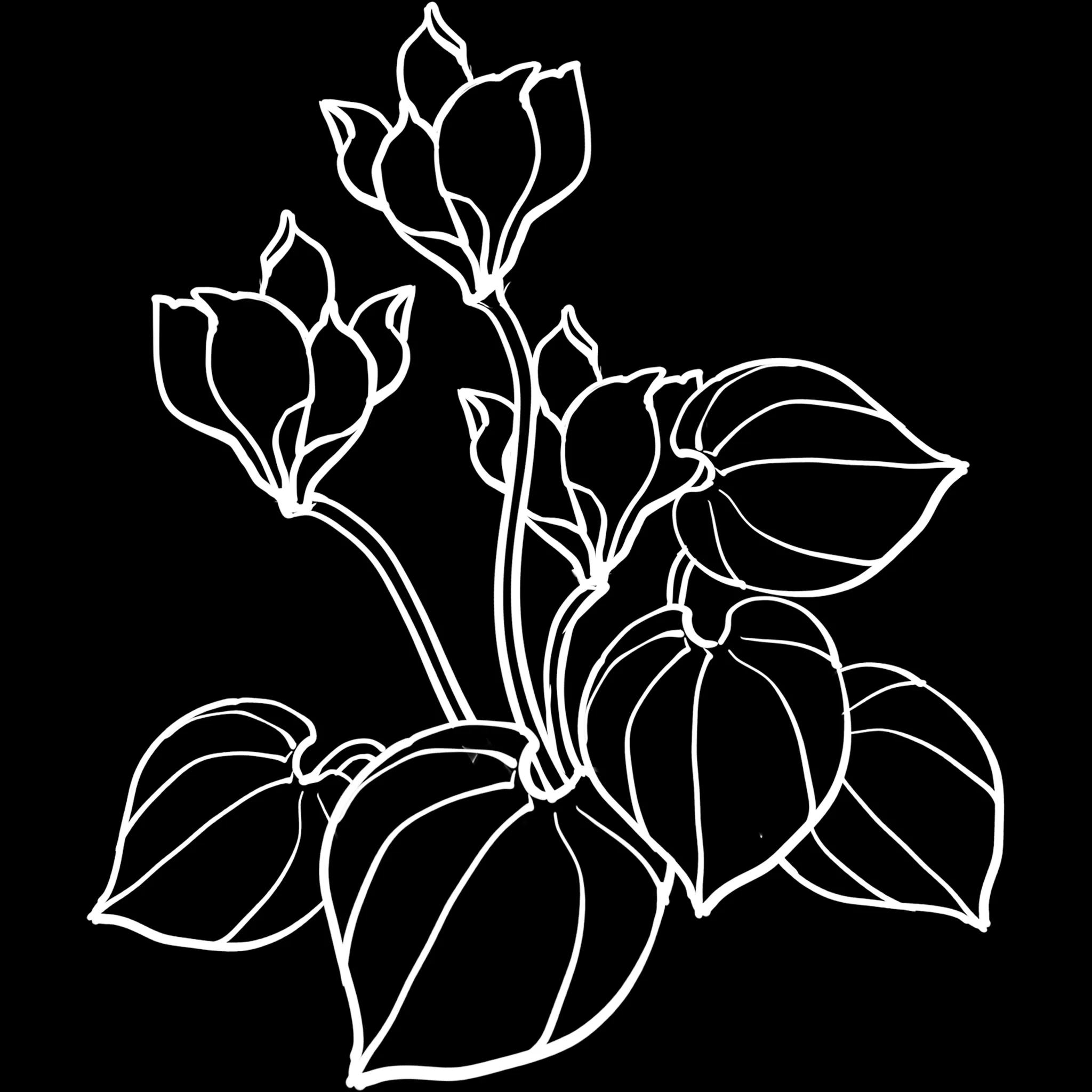 FlowerCraft brush 38 of 40 — Procreate stamp preview