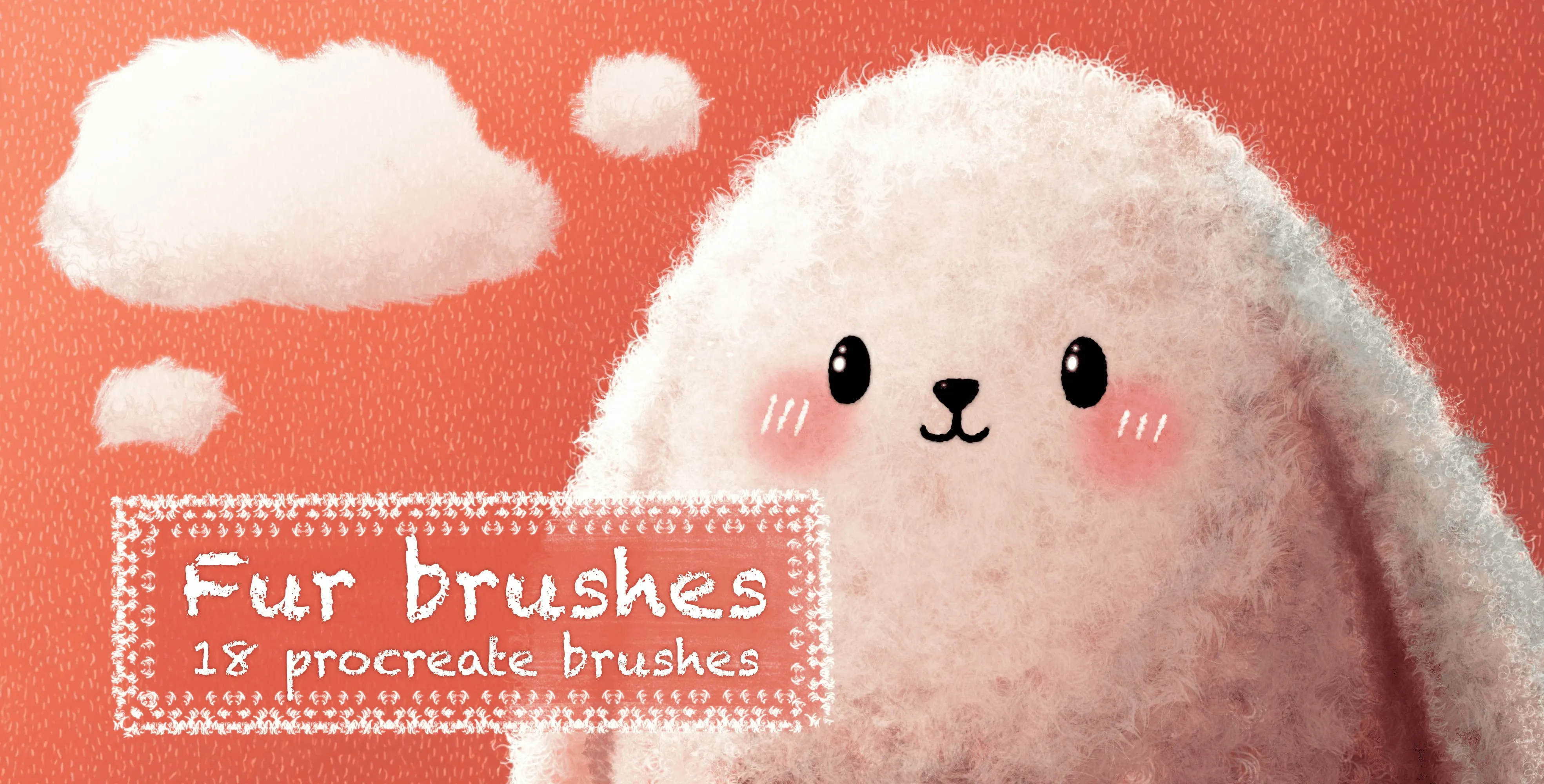 Fur Brushes Procreate brush set cover