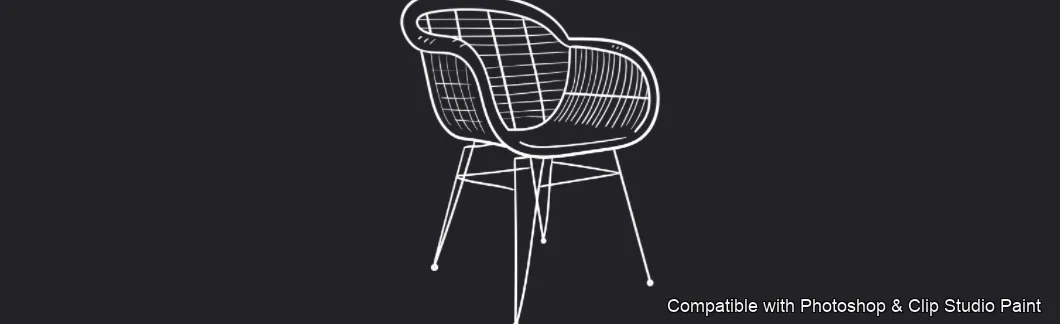 Furnish Studio brush 10 of 67 — Photoshop & Clip Studio Paint .abr preview