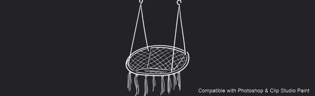 Furnish Studio brush 11 of 67 — Photoshop & Clip Studio Paint .abr preview