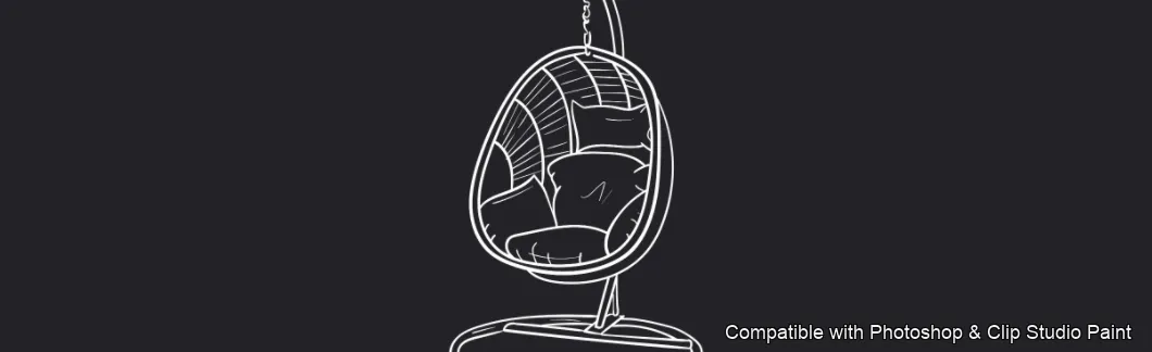 Furnish Studio brush 25 of 67 — Photoshop & Clip Studio Paint .abr preview