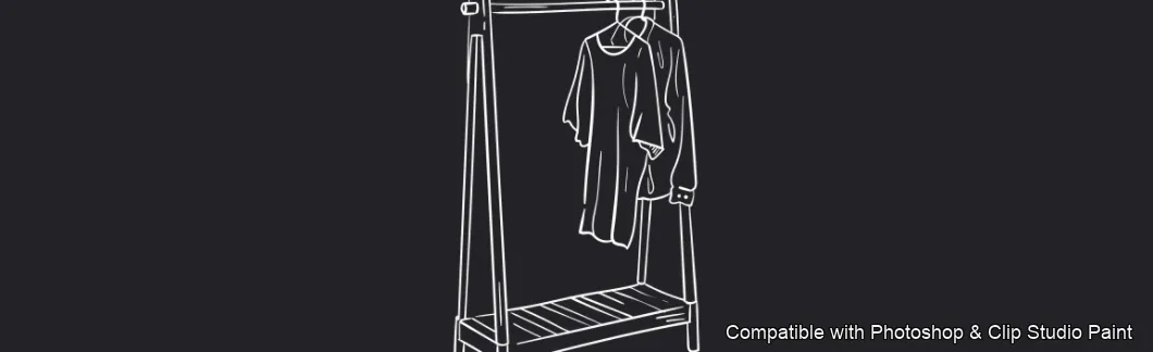 Furnish Studio brush 26 of 67 — Photoshop & Clip Studio Paint .abr preview