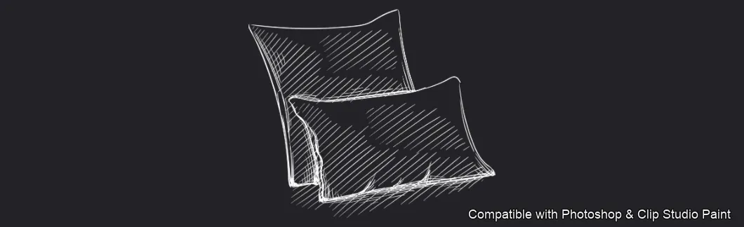 Furnish Studio brush 27 of 67 — Photoshop & Clip Studio Paint .abr preview