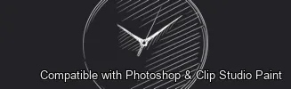 Furnish Studio brush 31 of 67 — Photoshop & Clip Studio Paint .abr preview