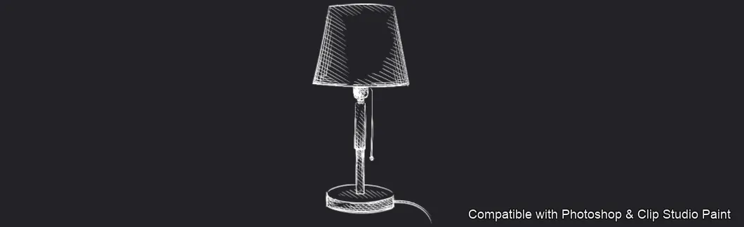 Furnish Studio brush 32 of 67 — Photoshop & Clip Studio Paint .abr preview