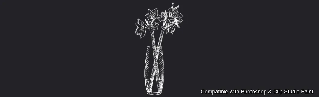 Furnish Studio brush 33 of 67 — Photoshop & Clip Studio Paint .abr preview