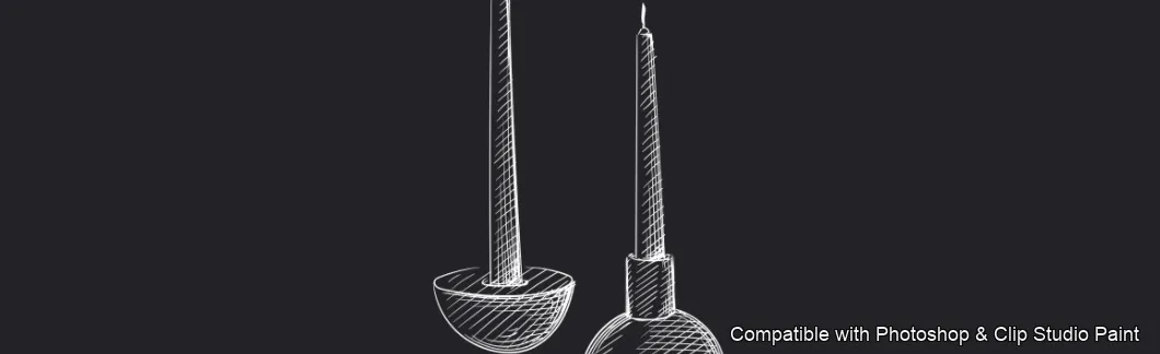 Furnish Studio brush 35 of 67 — Photoshop & Clip Studio Paint .abr preview