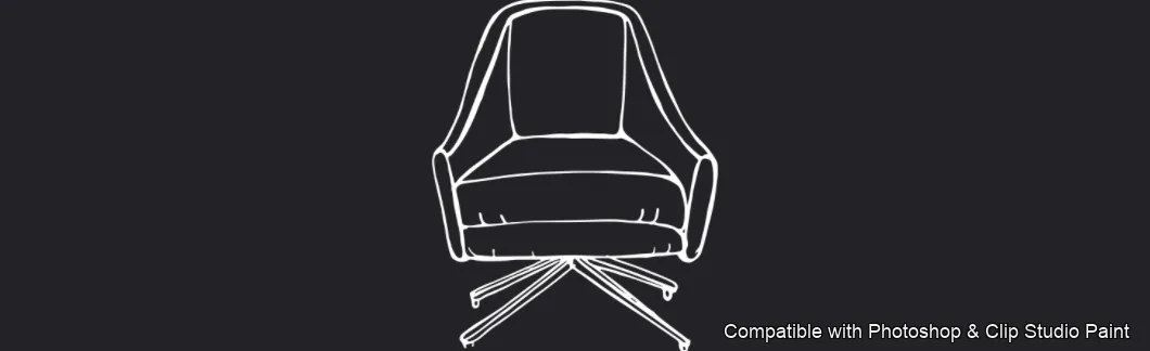 Furnish Studio brush 44 of 67 — Photoshop & Clip Studio Paint .abr preview