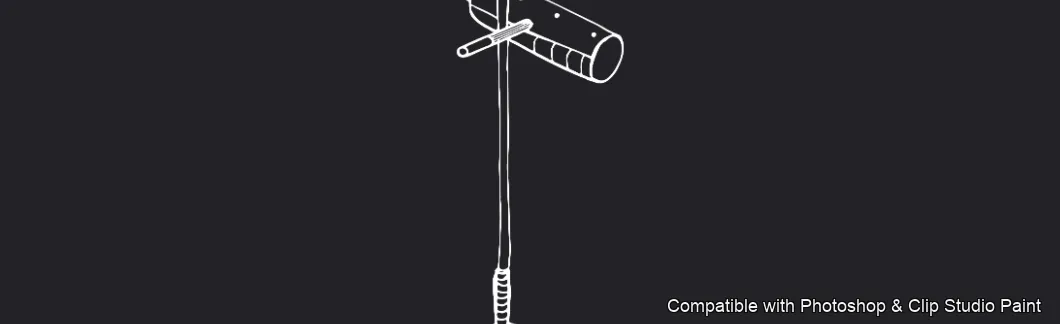 Furnish Studio brush 45 of 67 — Photoshop & Clip Studio Paint .abr preview