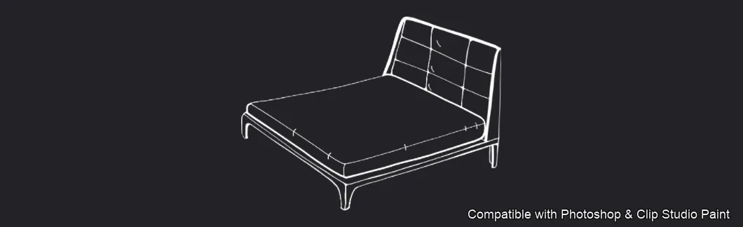 Furnish Studio brush 47 of 67 — Photoshop & Clip Studio Paint .abr preview