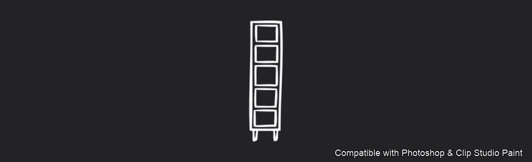 Furnish Studio brush 62 of 67 — Photoshop & Clip Studio Paint .abr preview