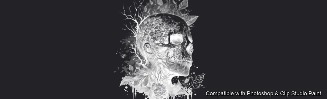 Ink Vault brush 8 of 50 — Photoshop & Clip Studio Paint .abr preview