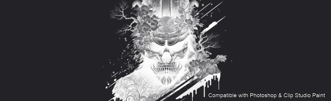 Ink Vault brush 10 of 50 — Photoshop & Clip Studio Paint .abr preview