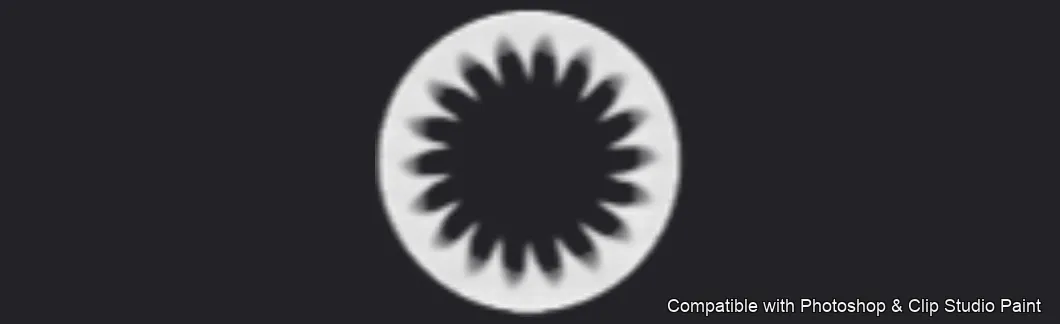 Iris Forge brush 6 of 36 — Photoshop & Clip Studio Paint .abr preview