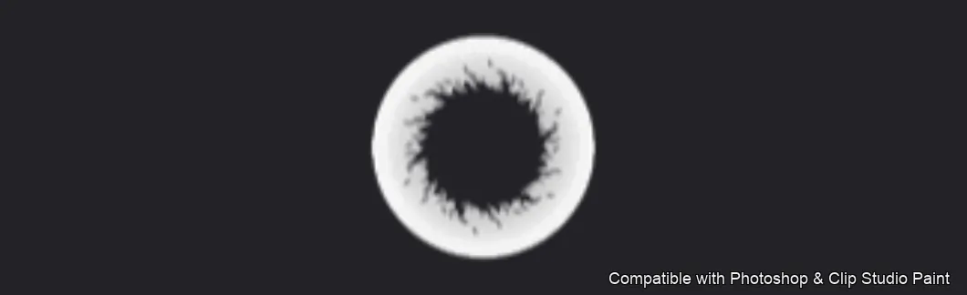 Iris Forge brush 8 of 36 — Photoshop & Clip Studio Paint .abr preview