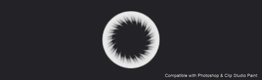 Iris Forge brush 10 of 36 — Photoshop & Clip Studio Paint .abr preview