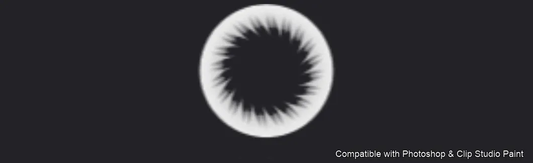 Iris Forge brush 11 of 36 — Photoshop & Clip Studio Paint .abr preview