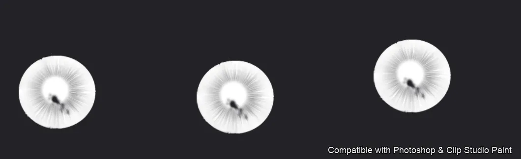 Iris Forge brush 20 of 36 — Photoshop & Clip Studio Paint .abr preview