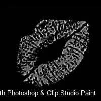 Luscious Lips brush 34 of 52 — Photoshop & Clip Studio Paint .abr preview