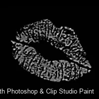 Luscious Lips brush 45 of 52 — Photoshop & Clip Studio Paint .abr preview