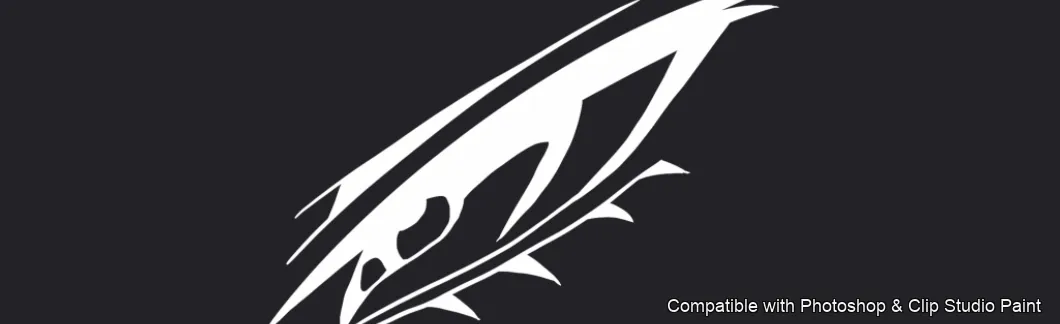 Manga Eye Studio brush 4 of 44 — Photoshop & Clip Studio Paint .abr preview