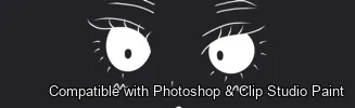 Manga Feels brush 20 of 40 — Photoshop & Clip Studio Paint .abr preview