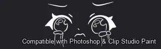 Manga Feels brush 35 of 40 — Photoshop & Clip Studio Paint .abr preview