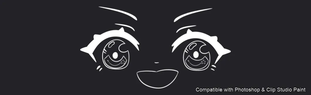 Manga Feels brush 36 of 40 — Photoshop & Clip Studio Paint .abr preview