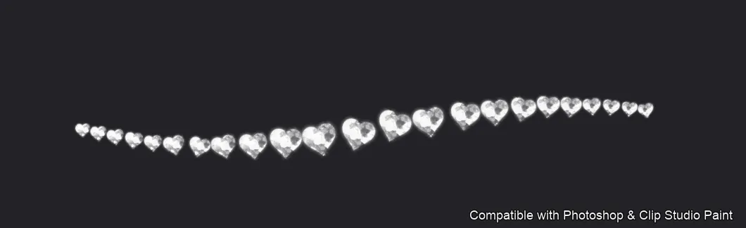 Necklace Studio brush 9 of 37 — Photoshop & Clip Studio Paint .abr preview