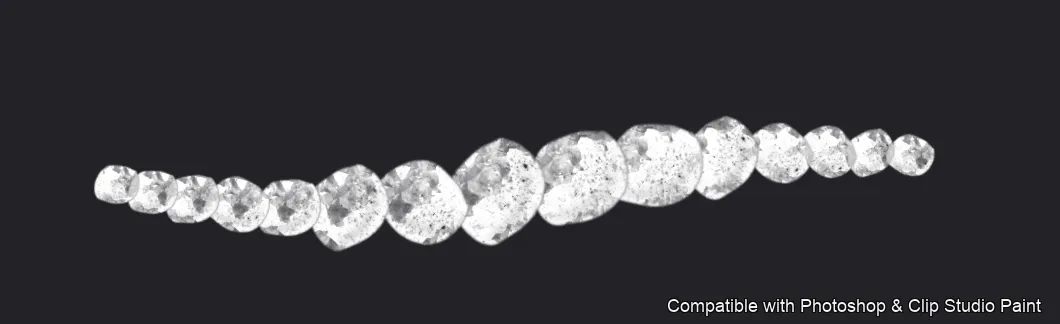 Necklace Studio brush 17 of 37 — Photoshop & Clip Studio Paint .abr preview