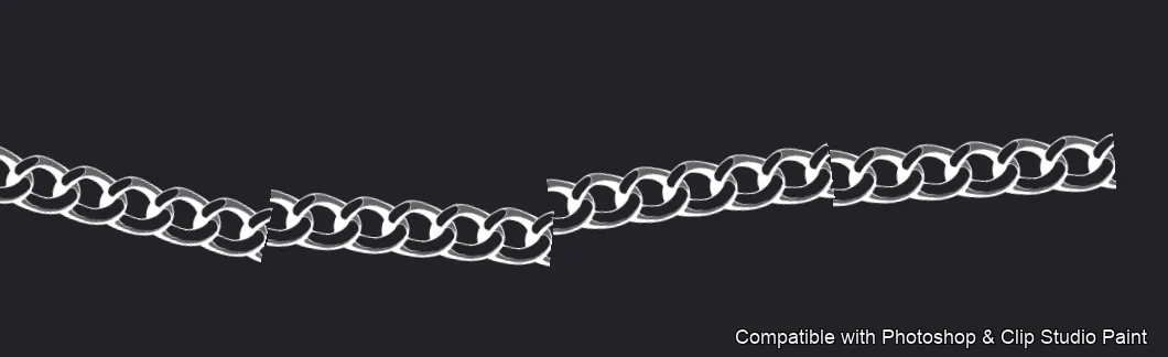 Necklace Studio brush 19 of 37 — Photoshop & Clip Studio Paint .abr preview