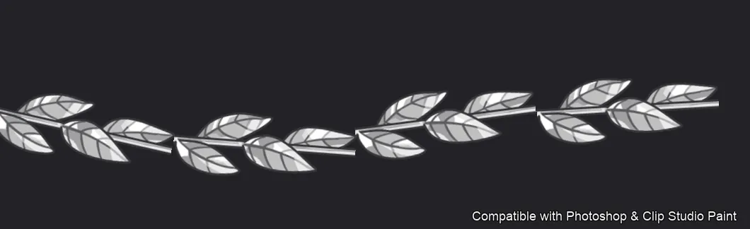 Necklace Studio brush 20 of 37 — Photoshop & Clip Studio Paint .abr preview
