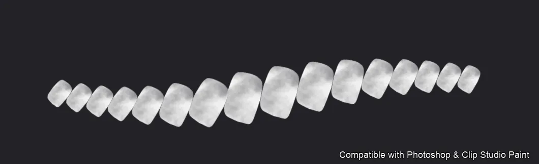 Necklace Studio brush 22 of 37 — Photoshop & Clip Studio Paint .abr preview