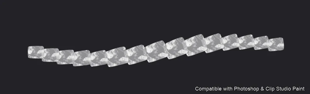Necklace Studio brush 24 of 37 — Photoshop & Clip Studio Paint .abr preview